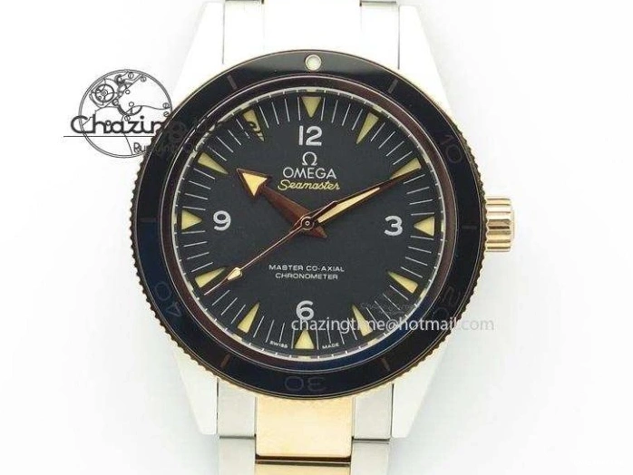 0315 Seamaster Diver 300M OMF 1:1 Best Edition Black Ceramic Black Dial on SS Bracelet A Seasonal 7708